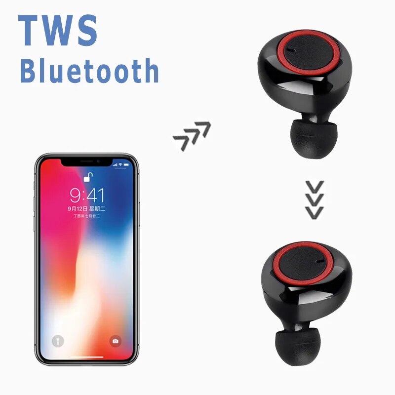 Y50 TWS Bluetooth Earphone 5.0 Wireless Headset IPX7 Waterproof Deep Bass Earbuds True Wireless Stereo Headphone Sport Earphones