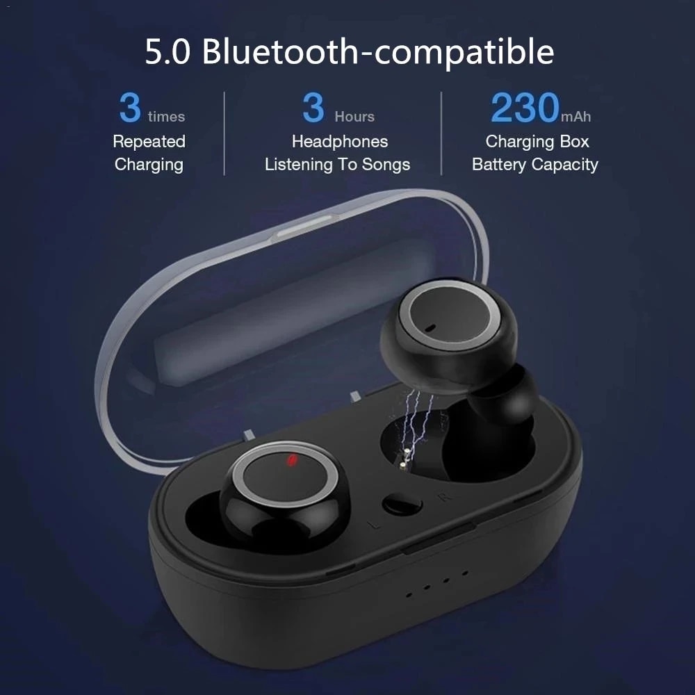 Y50 TWS Fone Bluetooth Earphones 5.2 Wireless bluetooth headset Touch Control Wireless Bluetooth Headset with Mic Air for phones