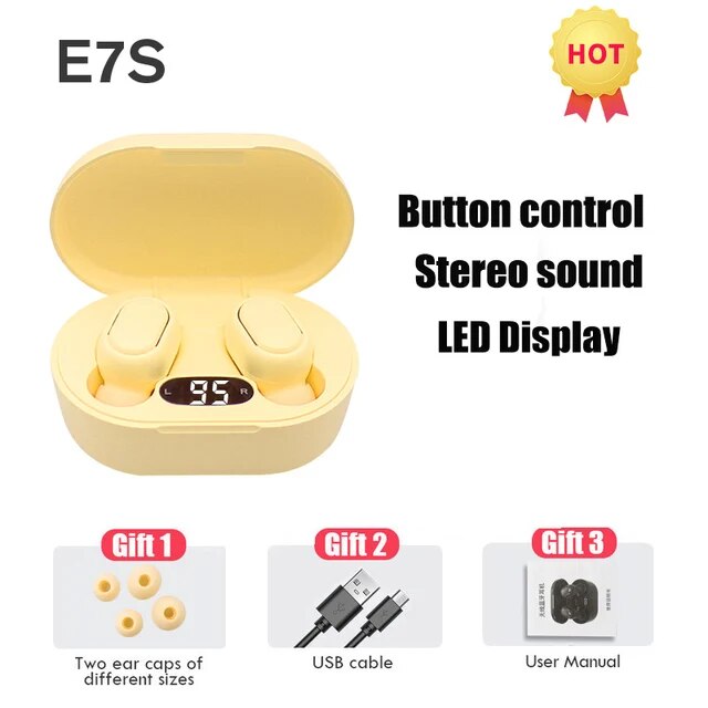 TWS Wireless Earphones HiFi Stereo 5.0 Bluetooth Earphones in-ear Handsfree Headset Earbuds With Charging Box For all Smartphone